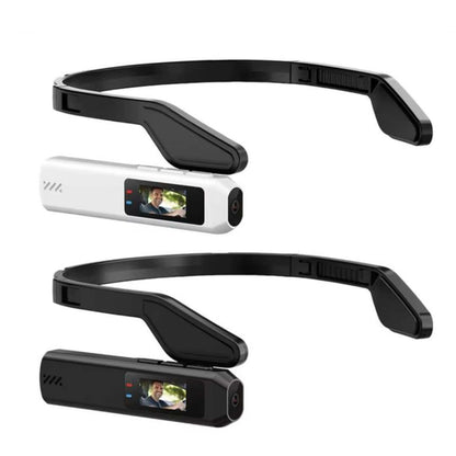 2.7K Portable Camera with Head Mount for Recording Work Procedures