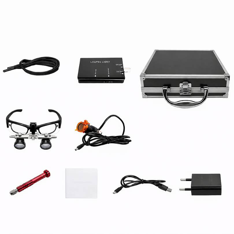 Loupe T1 with Interpupillary Adjustment and Headlight