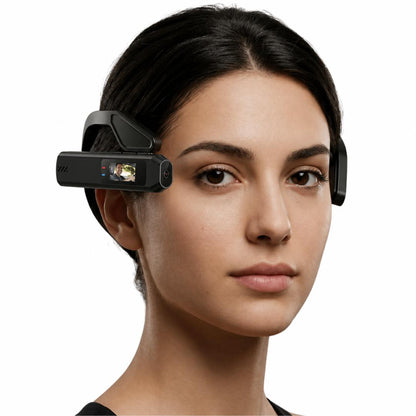 2.7K Portable Camera with Head Mount for Recording Work Procedures