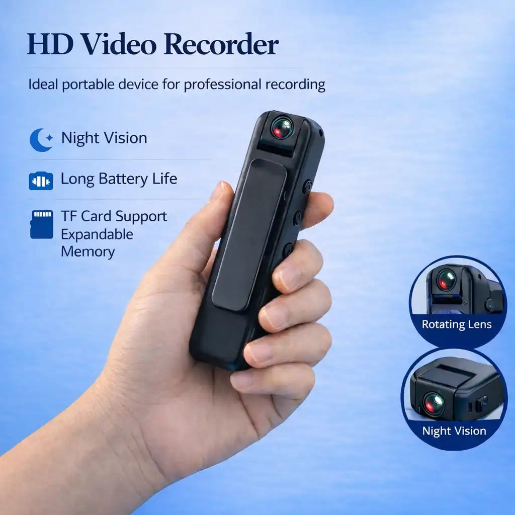 HD video recorder — the ideal portable device for professional recording