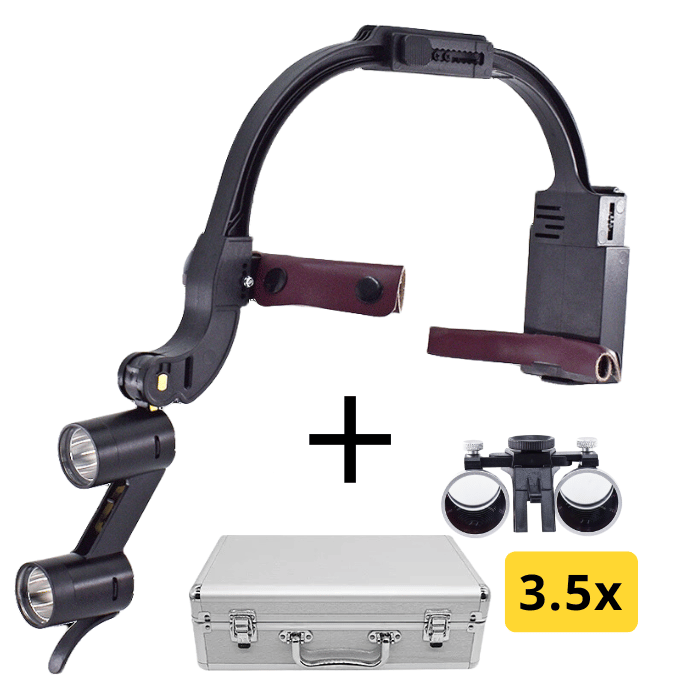 Kit Lámpara M1 + Lente de 3.5x + Maletín de Metal + 2 Baterías - Madicaza